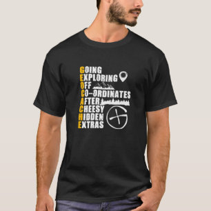 Camiseta Geocache Definição Tesouro Geocacher