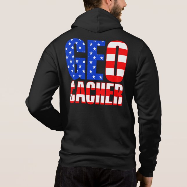 Camiseta Geocacher Americano (Verso)