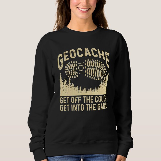 Camiseta Geocaching Para Homens Mulheres Crianças Legal Geo (Frente)