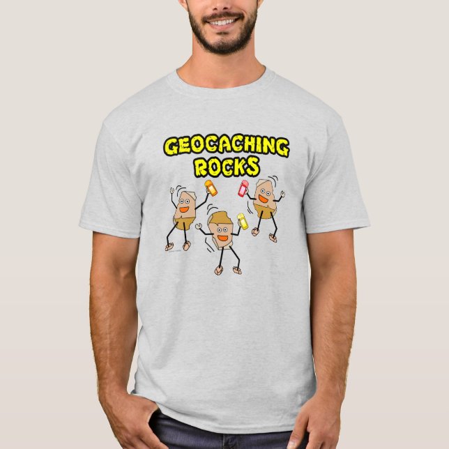 Camiseta Geocaching Rocks (Frente)