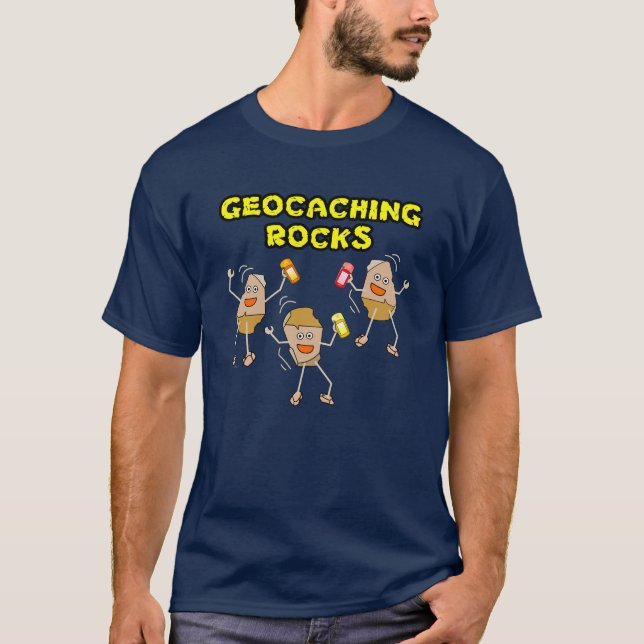 Camiseta Geocaching Rocks (Frente)