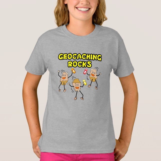 Camiseta Geocaching Rocks (Frente)