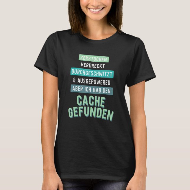 Camiseta Geocaching Sayings Smash Dirk Through (Frente)