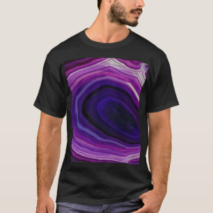 Camiseta Geodo roxo roscado por queda