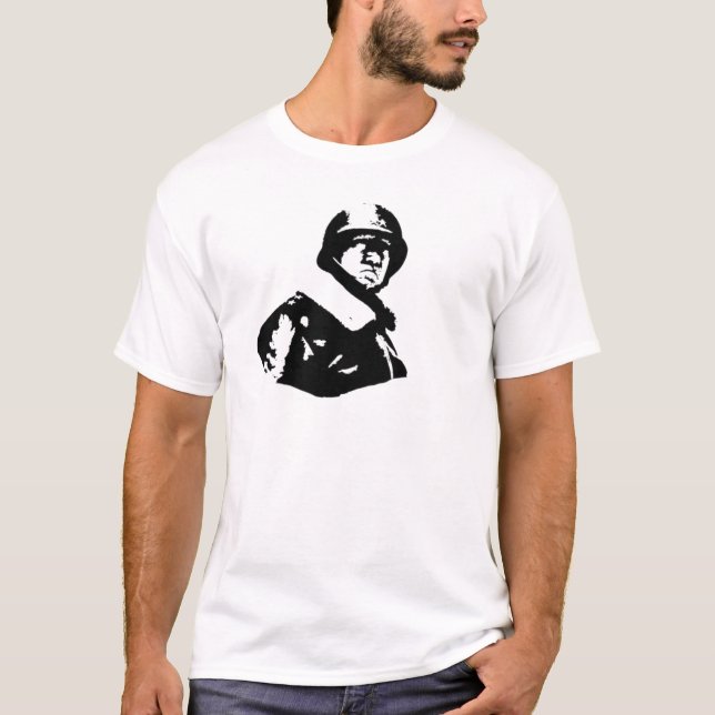 Camiseta Geoege S. Patton WW2 General George S. Patton (Frente)