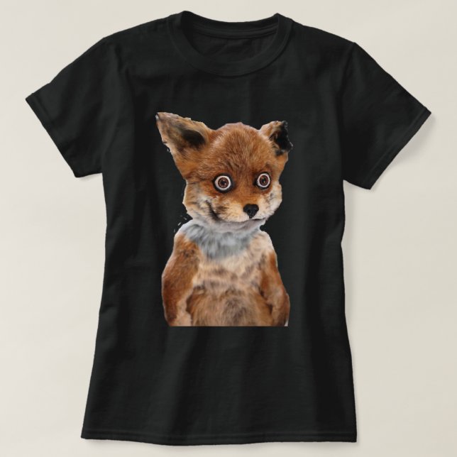 Camiseta GEOFF STONED FOX TAXIDERMY MEME ADELE MORSE| Perfe (Frente do Design)