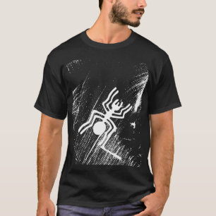 Camiseta Geoglifos das Linhas Nazcas - Aranha Branca Antiga