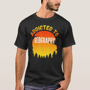 Camiseta Geografia Viciada Em Geografia