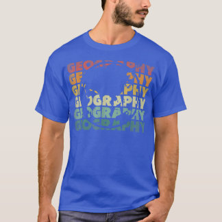 Camiseta Geógrafo de Cartografia Geográfica