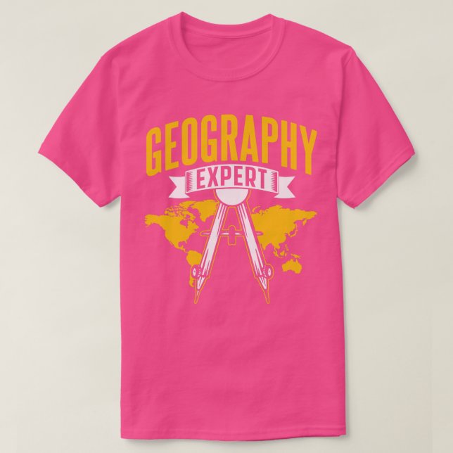 Camiseta Geógrafo Geógrafo Especialista em Geografia (Frente do Design)