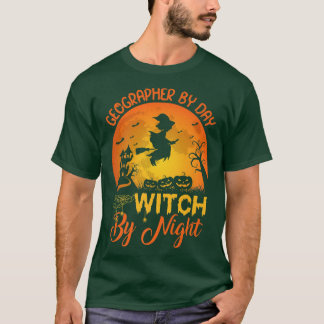 Camiseta Geógrafo Por Bruxa Noturna Por Hallow