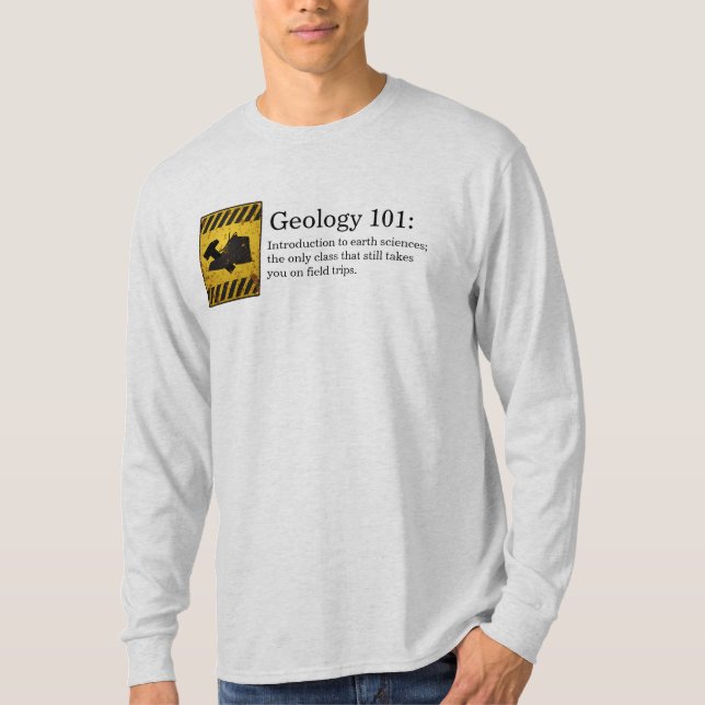 Camiseta Geologia 101 (Frente)
