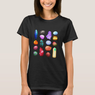 Camiseta Geologia Colorida das Rochas