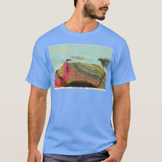 Camiseta Geologia e Meteorologia Vintage Diagrama 1893