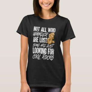 Camiseta Geologia Engraçado Coleta Rocha Procurando Roc Leg