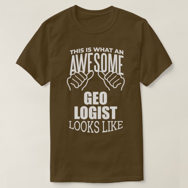 Camiseta Geologia Engraçado Design do Presente (Frente do Design)