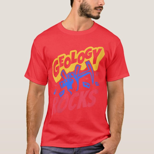Camiseta Geologia Feminina Rochas Negrito Comic Ciência Roc (Frente)