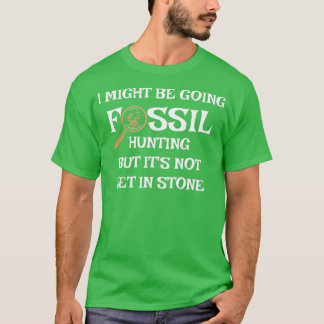 Camiseta Geologia Fóssil de Caça para o Paleontólogo Geolog