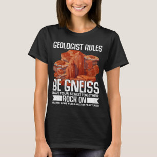 Camiseta Geologia Regulamentação Geóloga Coletor de Rochas 