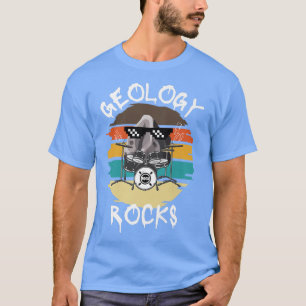Camiseta Geologia Rocks Engraçado Geólogo e Música Amam Pun