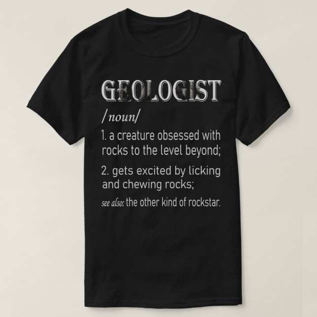Camiseta Geologist Gifts Geology Mineral Rock Collector (Frente do Design)