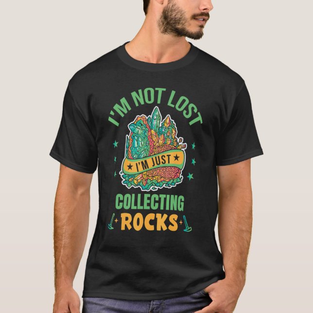 Camiseta Geologista Geológico do Coletor Geográfico Mineral (Frente)