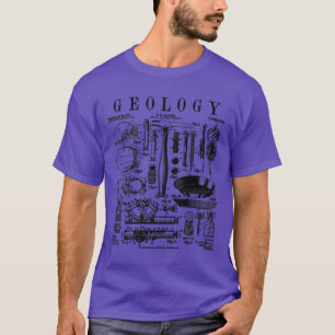Camiseta Geologista Kit de Campo Ferramentas Vintage Patent