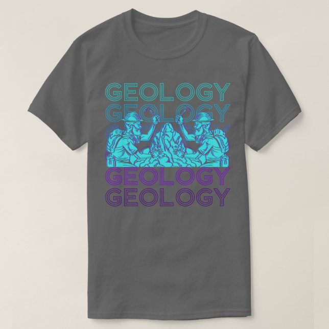 Camiseta Geologista Retro (Frente do Design)