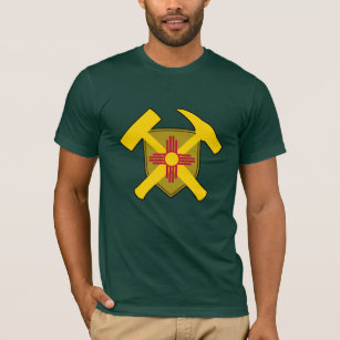 Camiseta Geólogo do Novo México - Rock Hammer e Shield