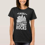 Camiseta Geólogo do Rock Collector Funny Geology<br><div class="desc">Geologista Geólogo Engraçado Geologia. Engraçado Geologia Cita Coleta Rock.</div>