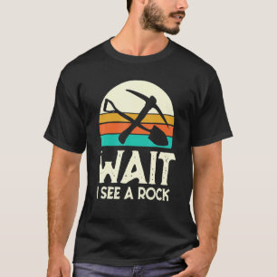 Camiseta Geólogo Geólogo Coletor de Rochas Retro Geológico