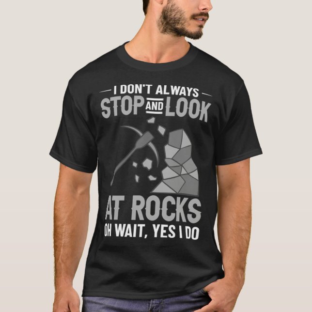 Camiseta Geology Rockhounding Rock Geode Geologist Collecto (Frente)