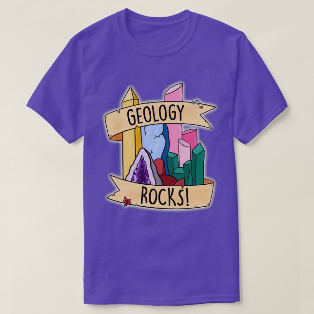 Camiseta Geology Rocks 96 (Frente do Design)