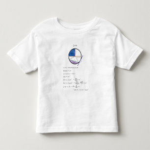 Camiseta Geometria de um Círculo Geometria da Matemática Ed