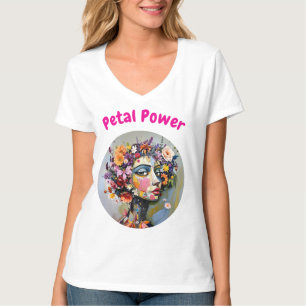 Camiseta "Geometria Floral" - Retrato Botânico