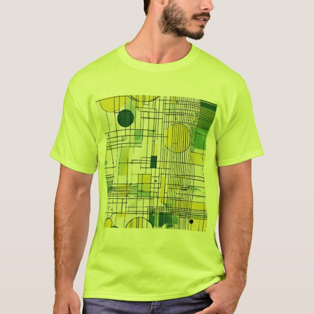 Camiseta Geometria Galáctica (Frente)