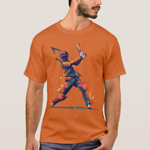 Camiseta Geometria Moderna do Críquete T20 Tee
