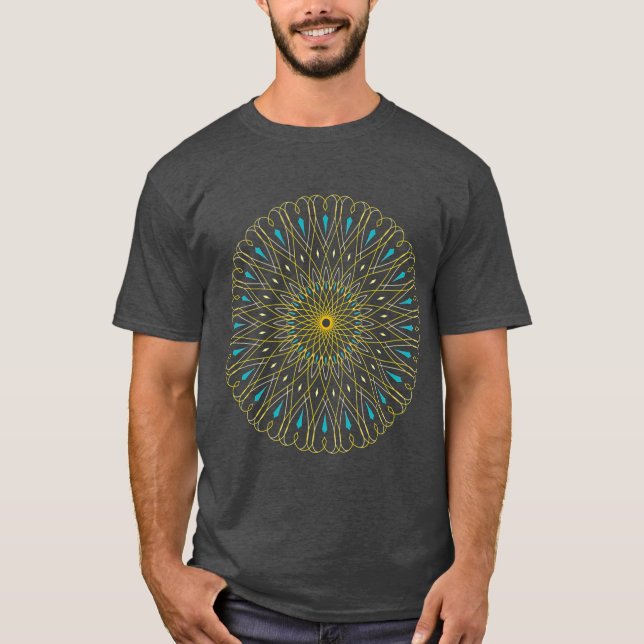 Camiseta Geometria Sagrada Mandala (2) (Frente)