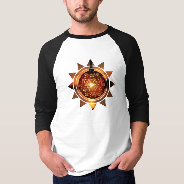 Camiseta geometria sagrada Metatron (Frente)