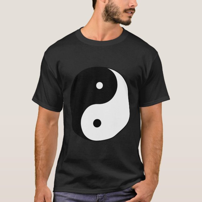 Camiseta Geometria Sagrada Yin Yang Long Sleeve Shirt (Frente)