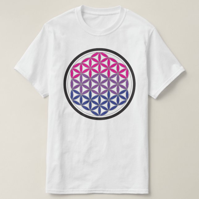 Camiseta geometria sagrado do bi (Frente do Design)