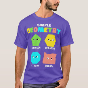 Camiseta Geometria Simples Faca De Matemática Enfrenta Form