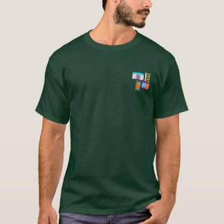 Camiseta Geometric Colorblock For Men's Tee