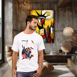 Camiseta Geometric Sloth Abstract Polygon Animal Design