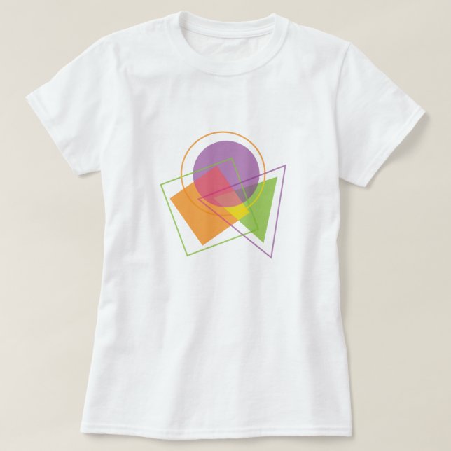 Camiseta Geométrica (Frente do Design)