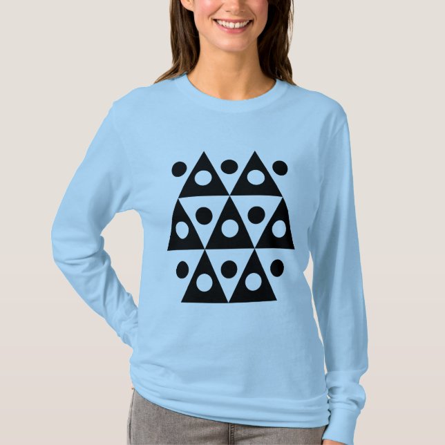 Camiseta Geométrico 260514 - Preto (Frente)