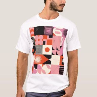 Camiseta Geométrico escandinavo: Padrão Trabalho de arte co