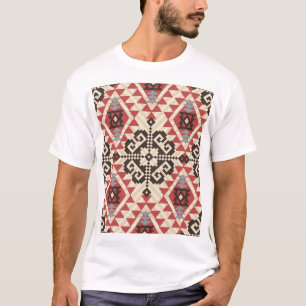 Camiseta Geométrico Étnico: Abstrato sem costura