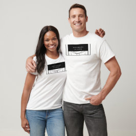 Camiseta Geométrico Moderno Minimalista Elegante Profission