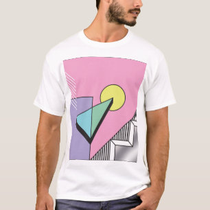Camiseta Geométrico Pós-moderno: Composição Abstrato
